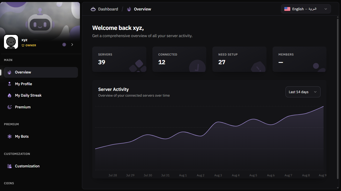 Quant Dashboard Preview